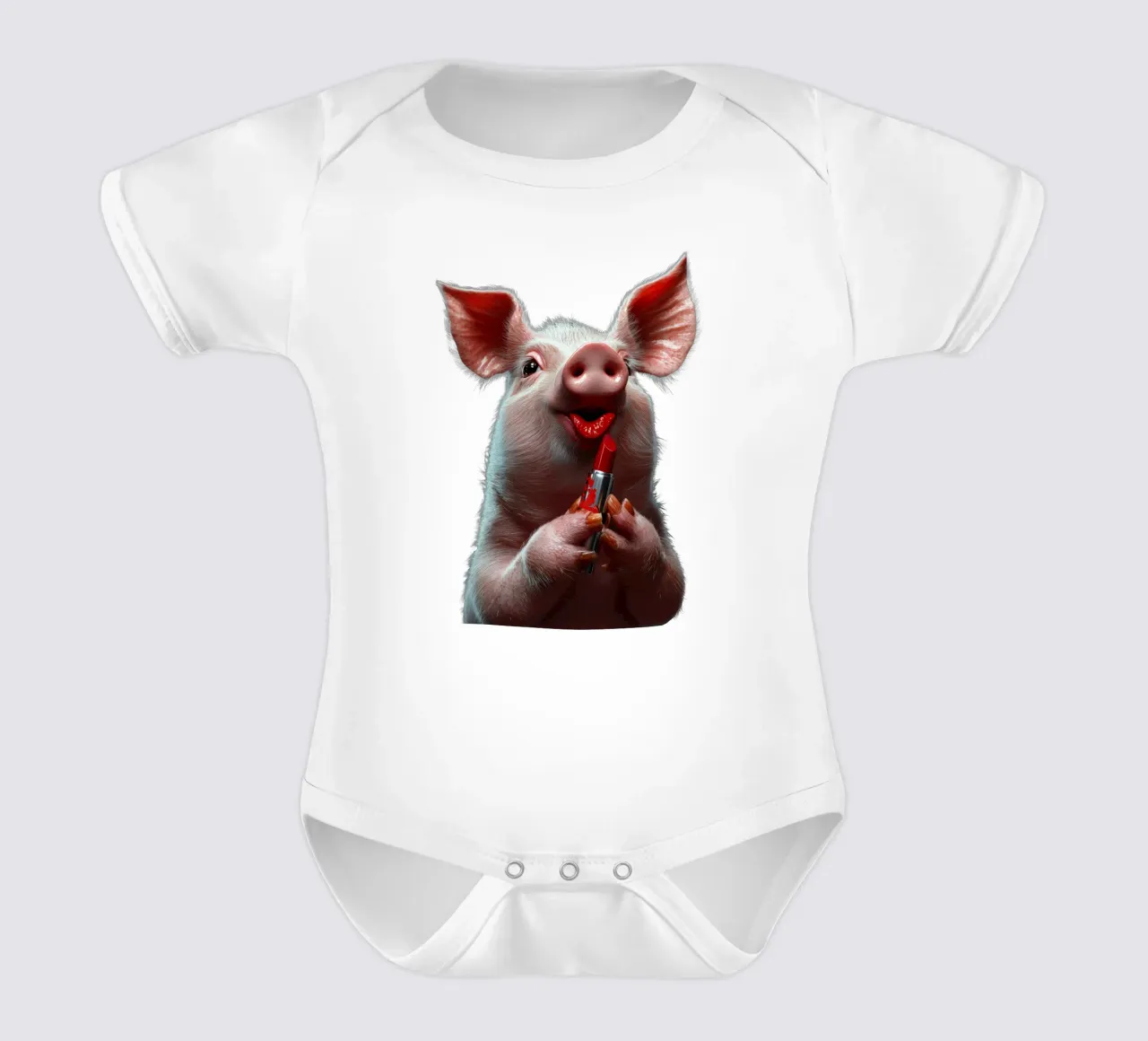 Lipstick body neonato maniche corte da Art Unleashed