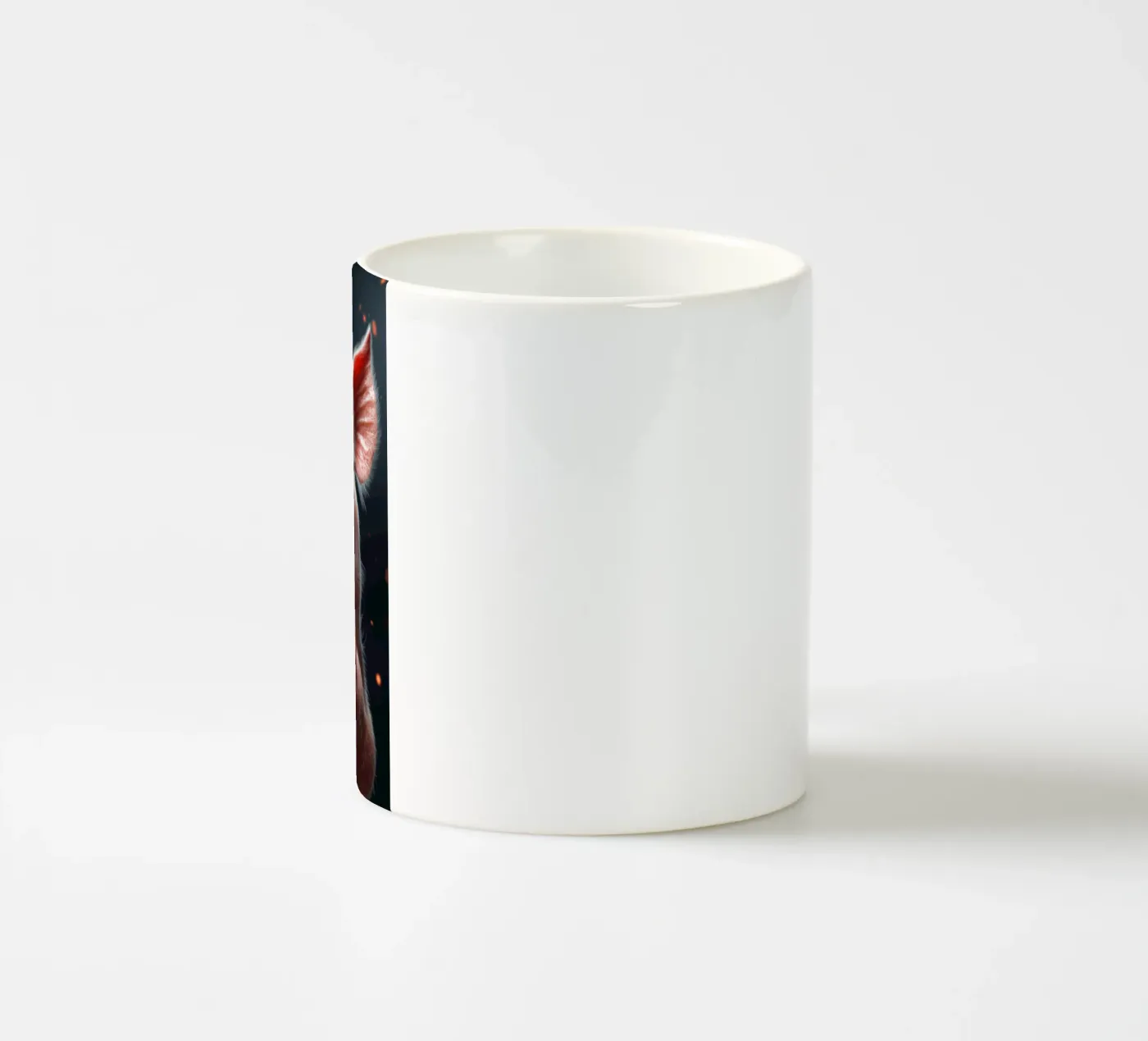 Lipstick ceramic mug by Art Unleashed