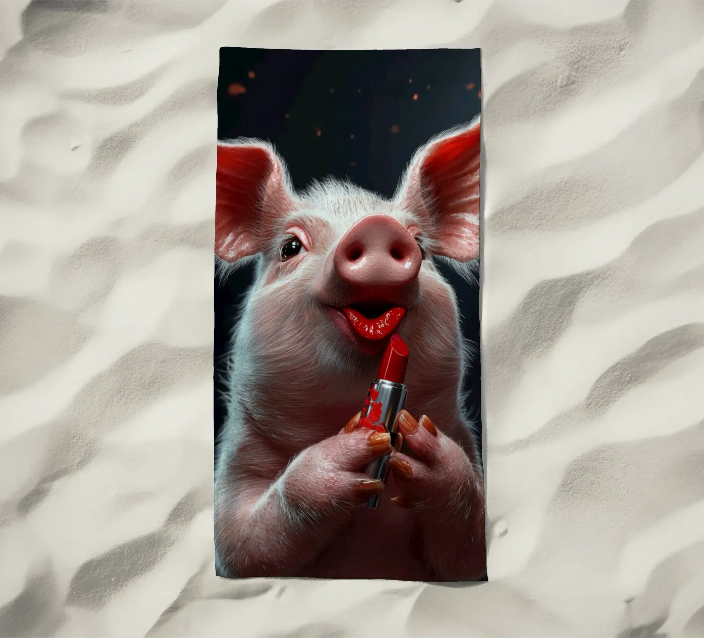 Lipstick telo mare da Art Unleashed