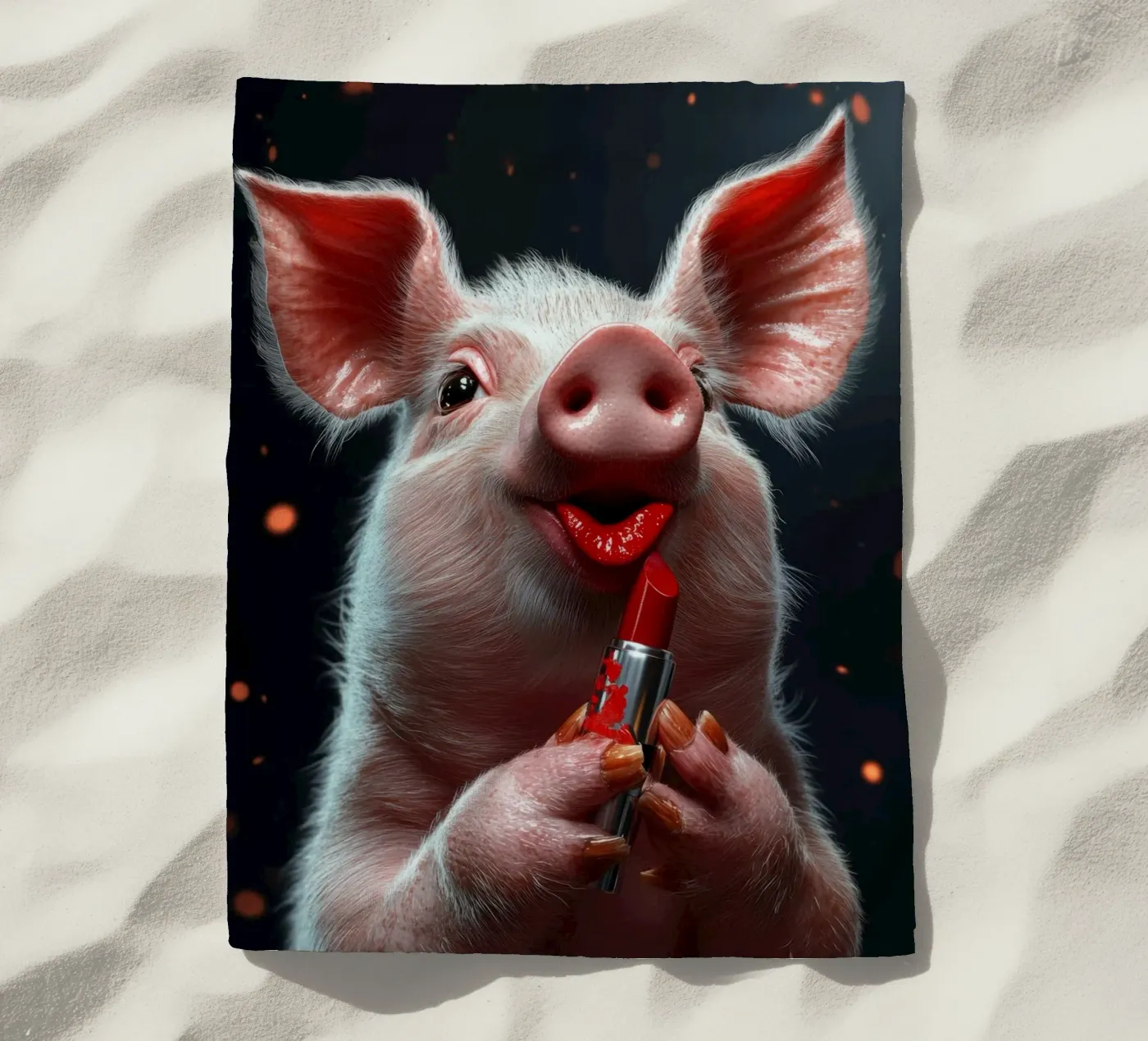 Lipstick telo mare da Art Unleashed