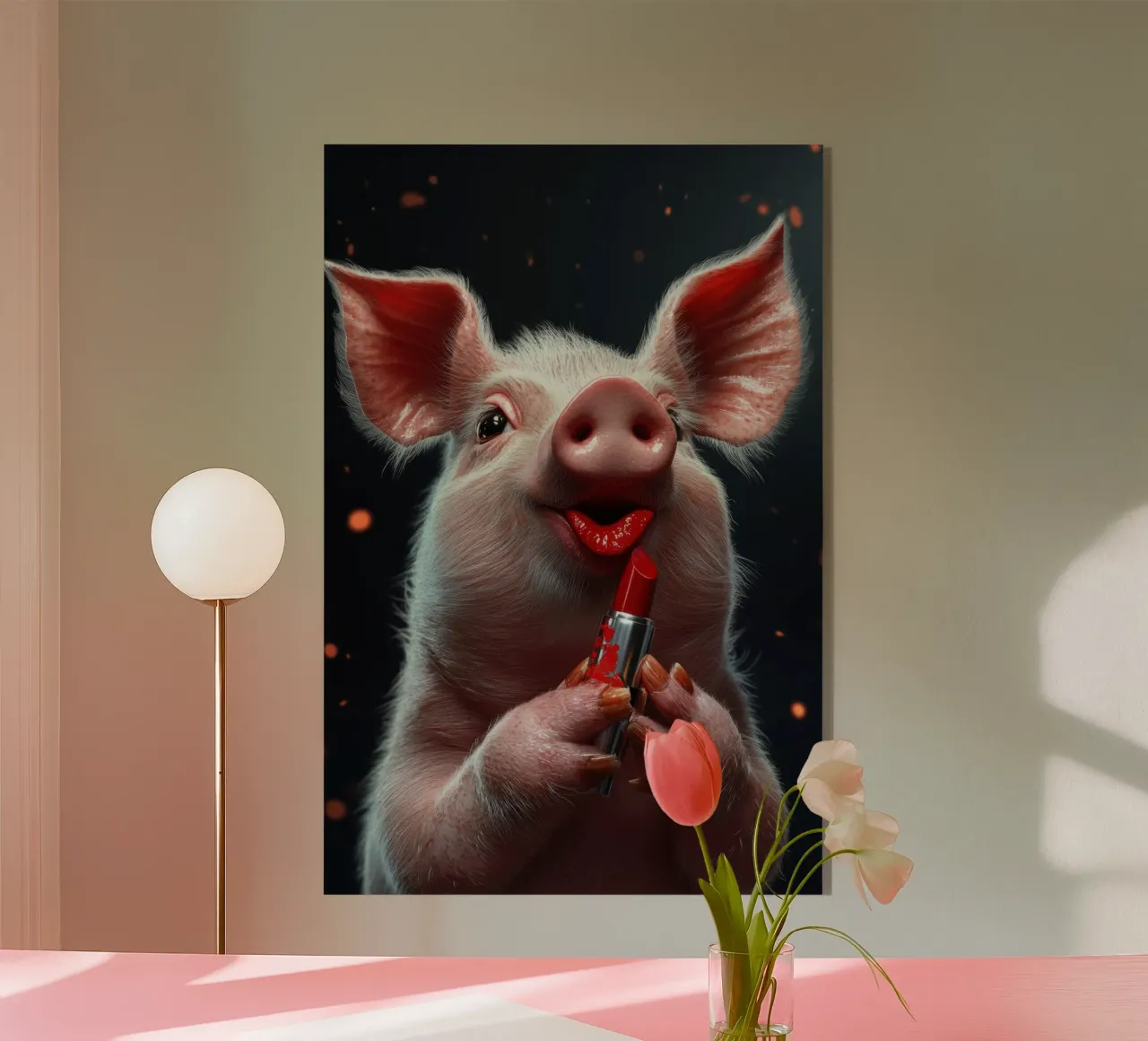 Lipstick plexiglass da Art Unleashed