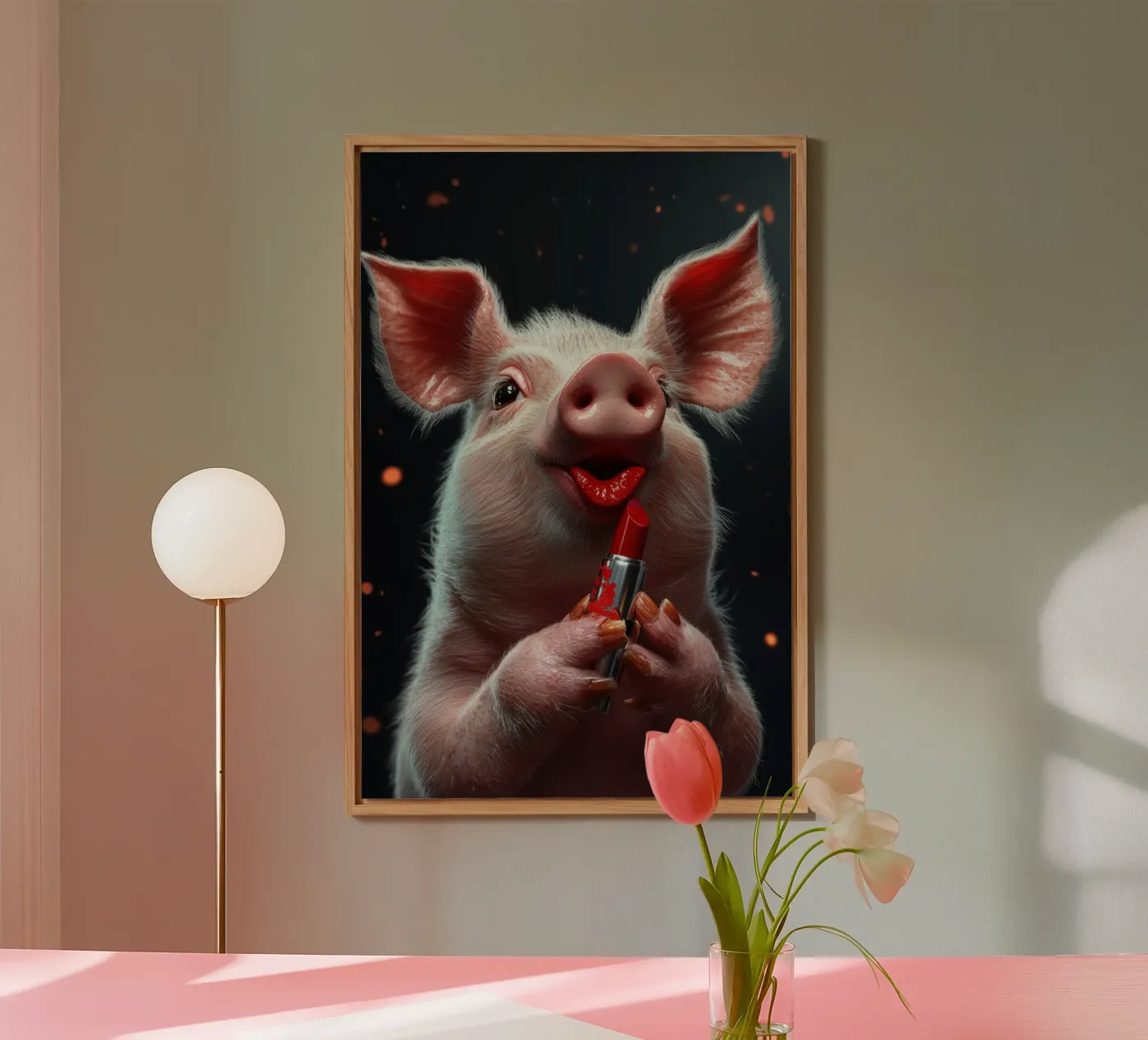 Lipstick pannello forex da Art Unleashed