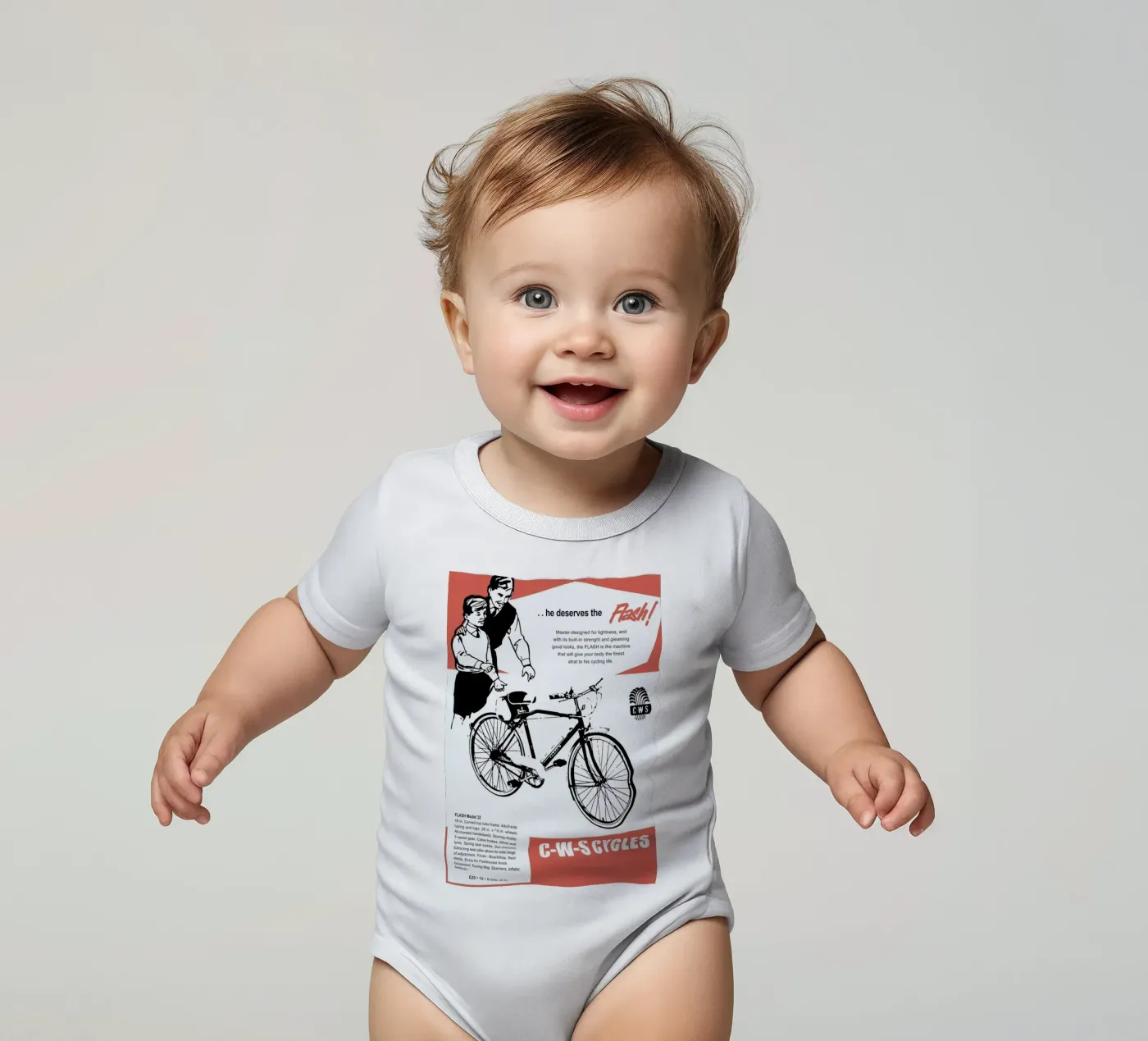 Flash babyrompertje korte mouwen van Hemingway Design