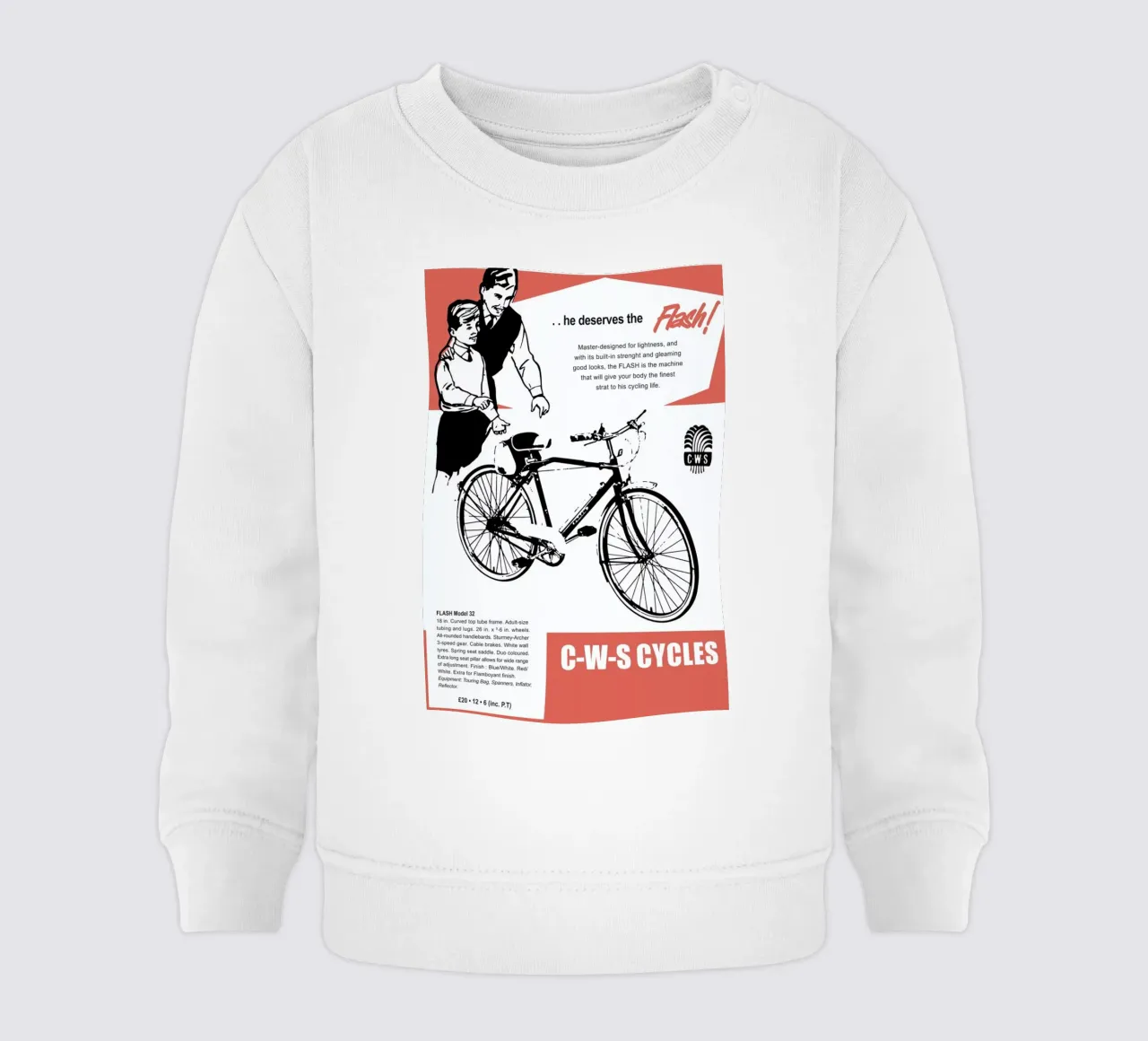 Flash felpa neonato da Hemingway Design