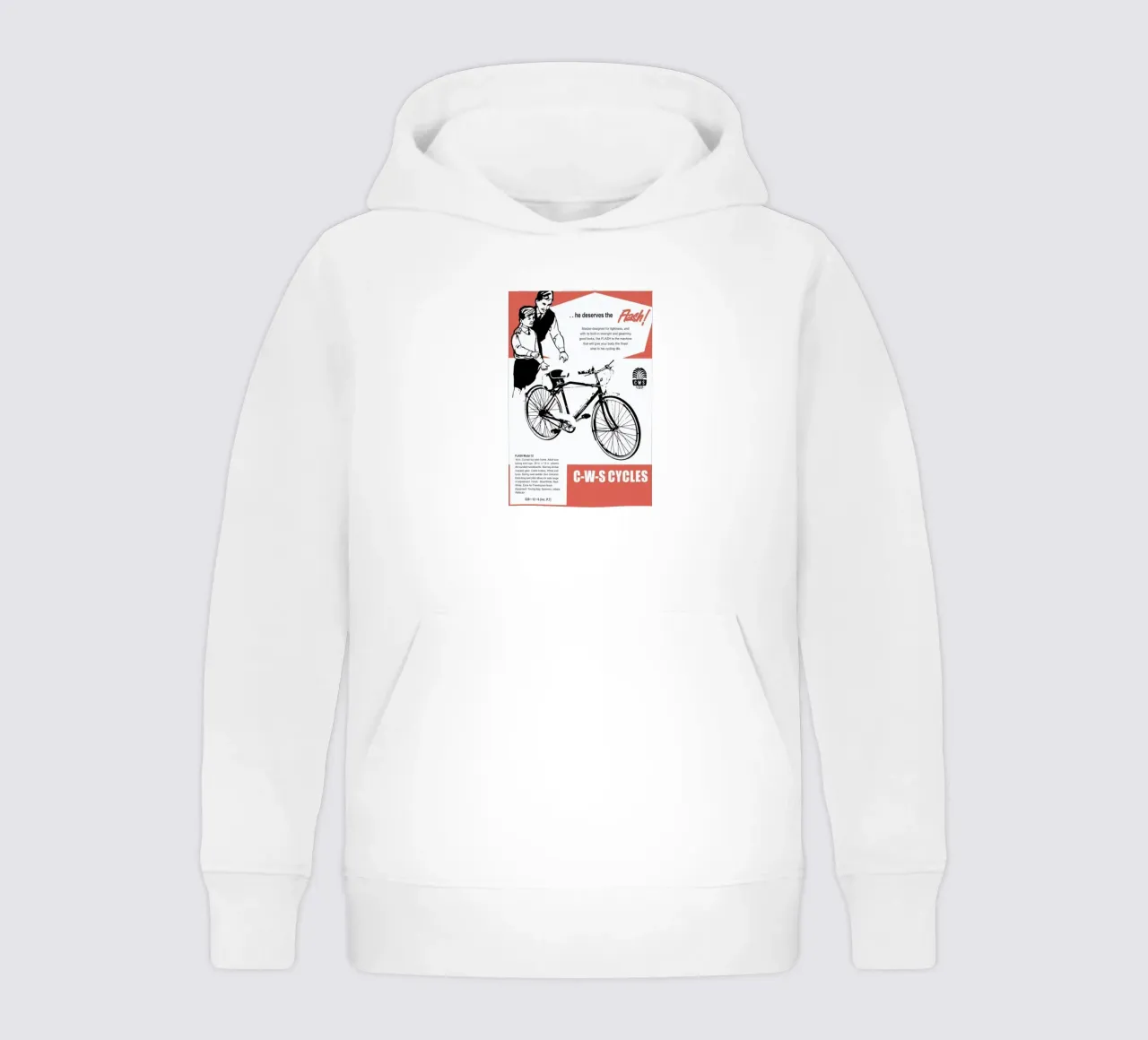 Flash felpa bambino con cappuccio da Hemingway Design