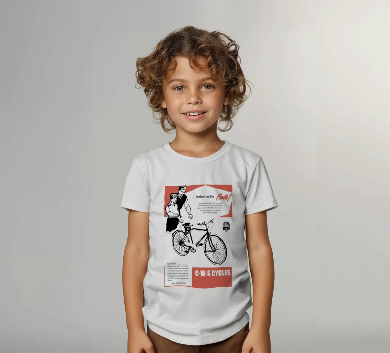 Flash t-shirt bambini da Hemingway Design