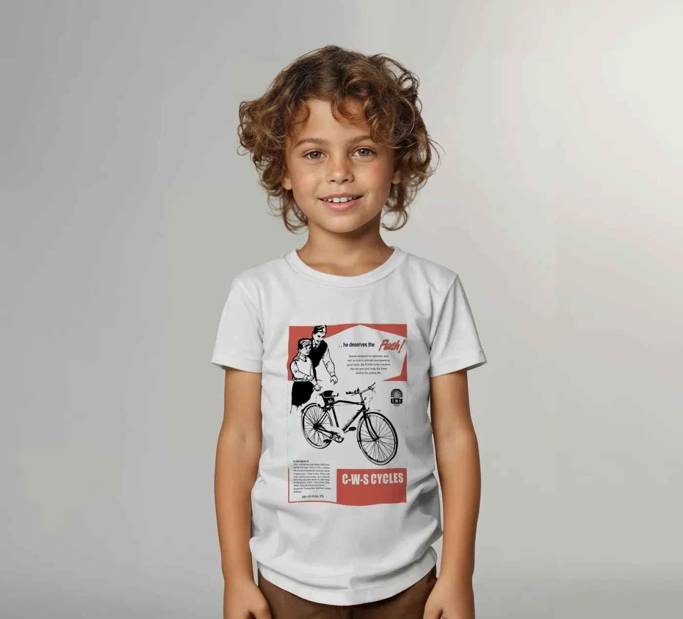 Flash kids t-shirt by Hemingway Design