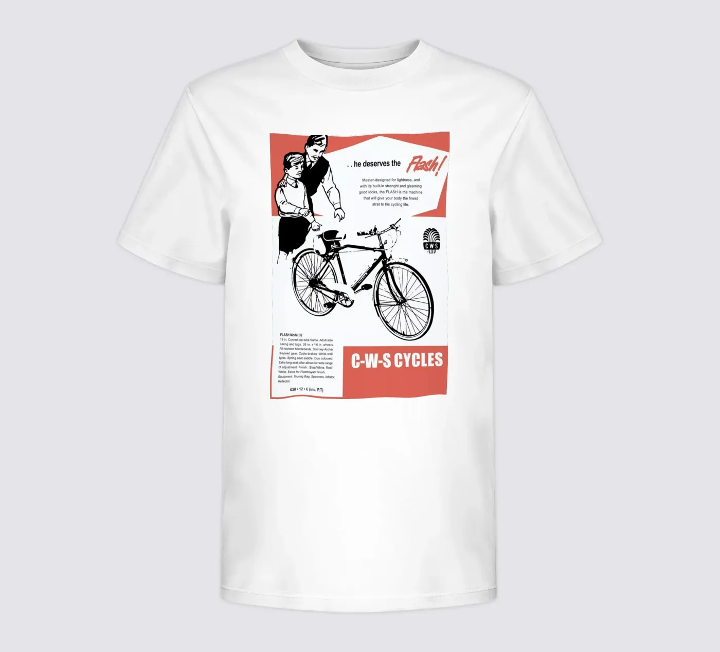 Flash kinder t-shirt van Hemingway Design