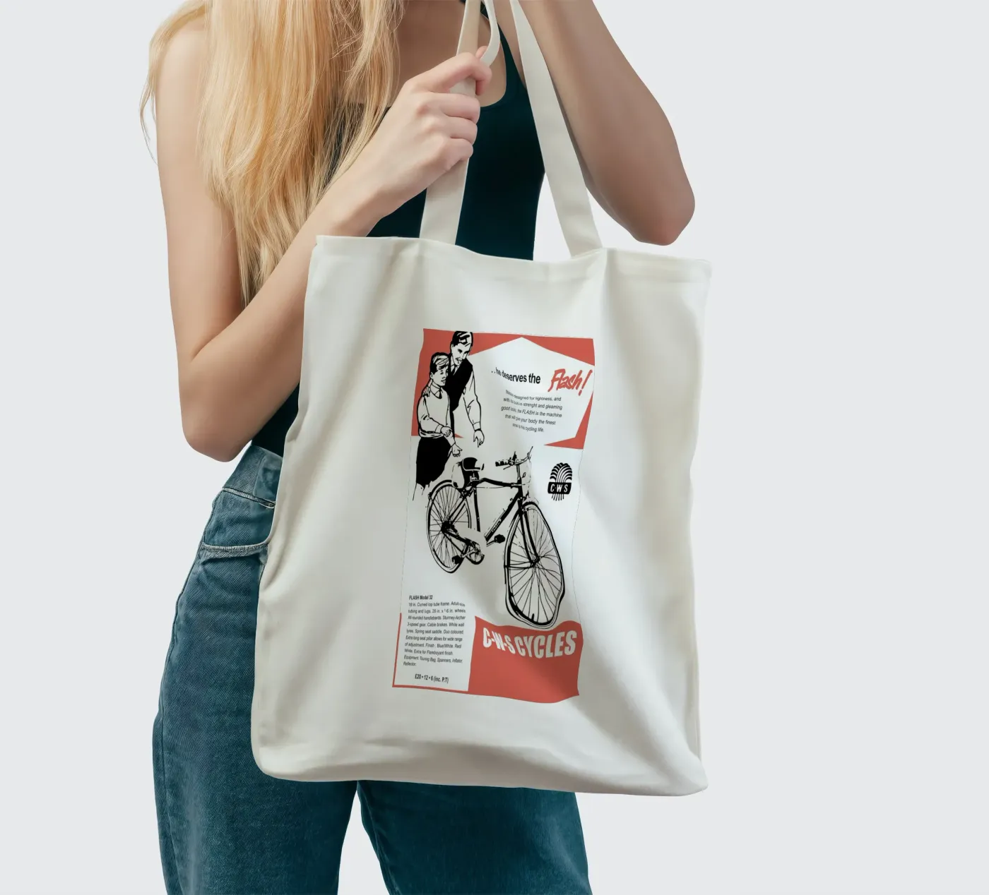 Flash tote bag by Hemingway Design
