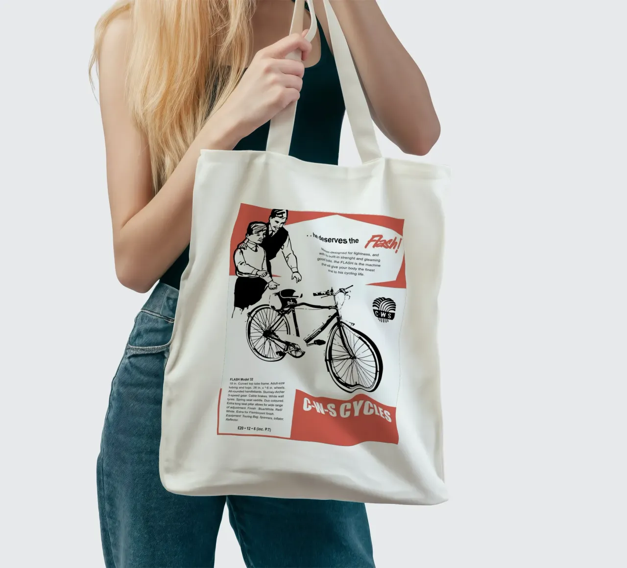 Flash borsa in juta da Hemingway Design
