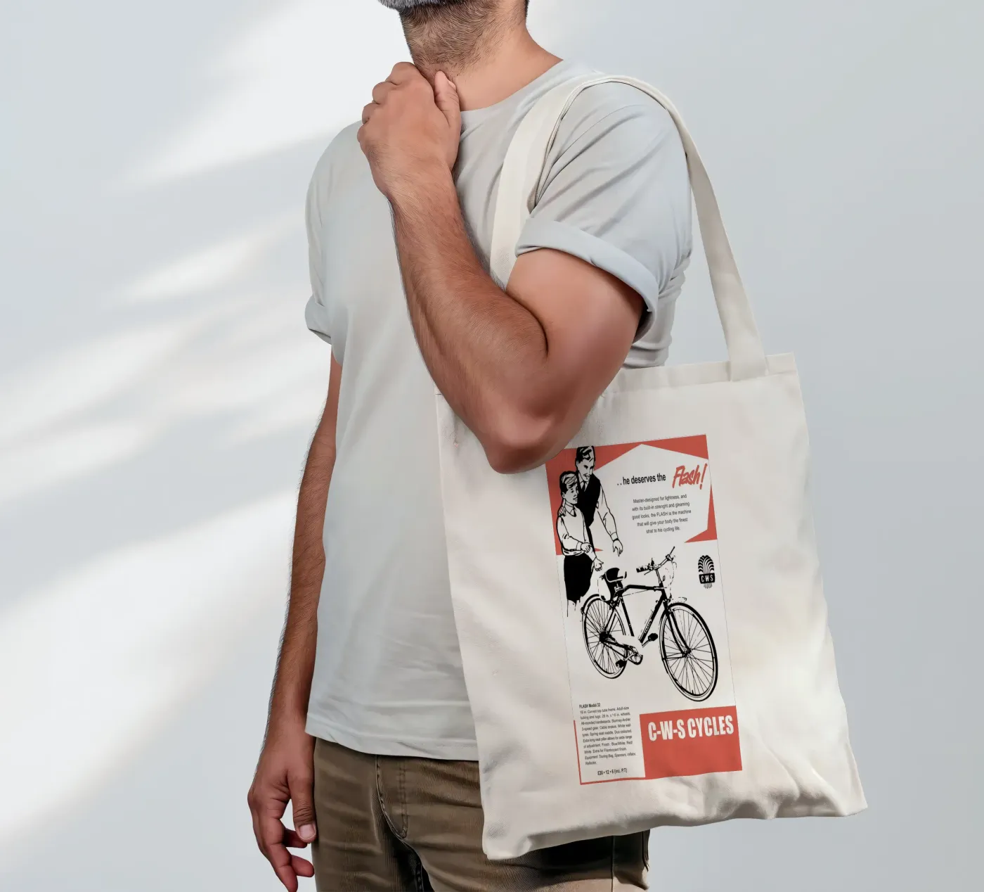 Flash tote bag by Hemingway Design