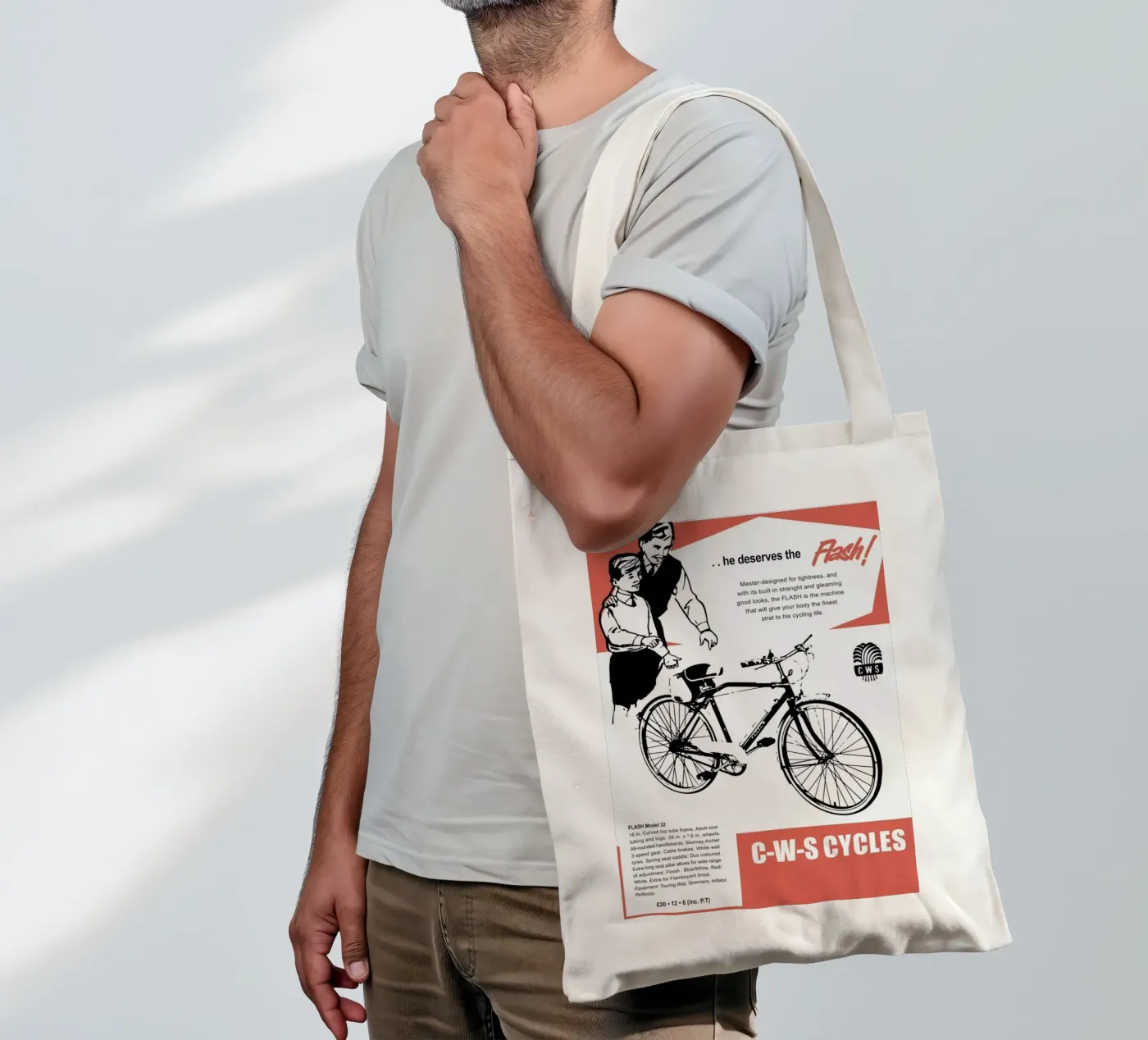 Flash tote bag by Hemingway Design