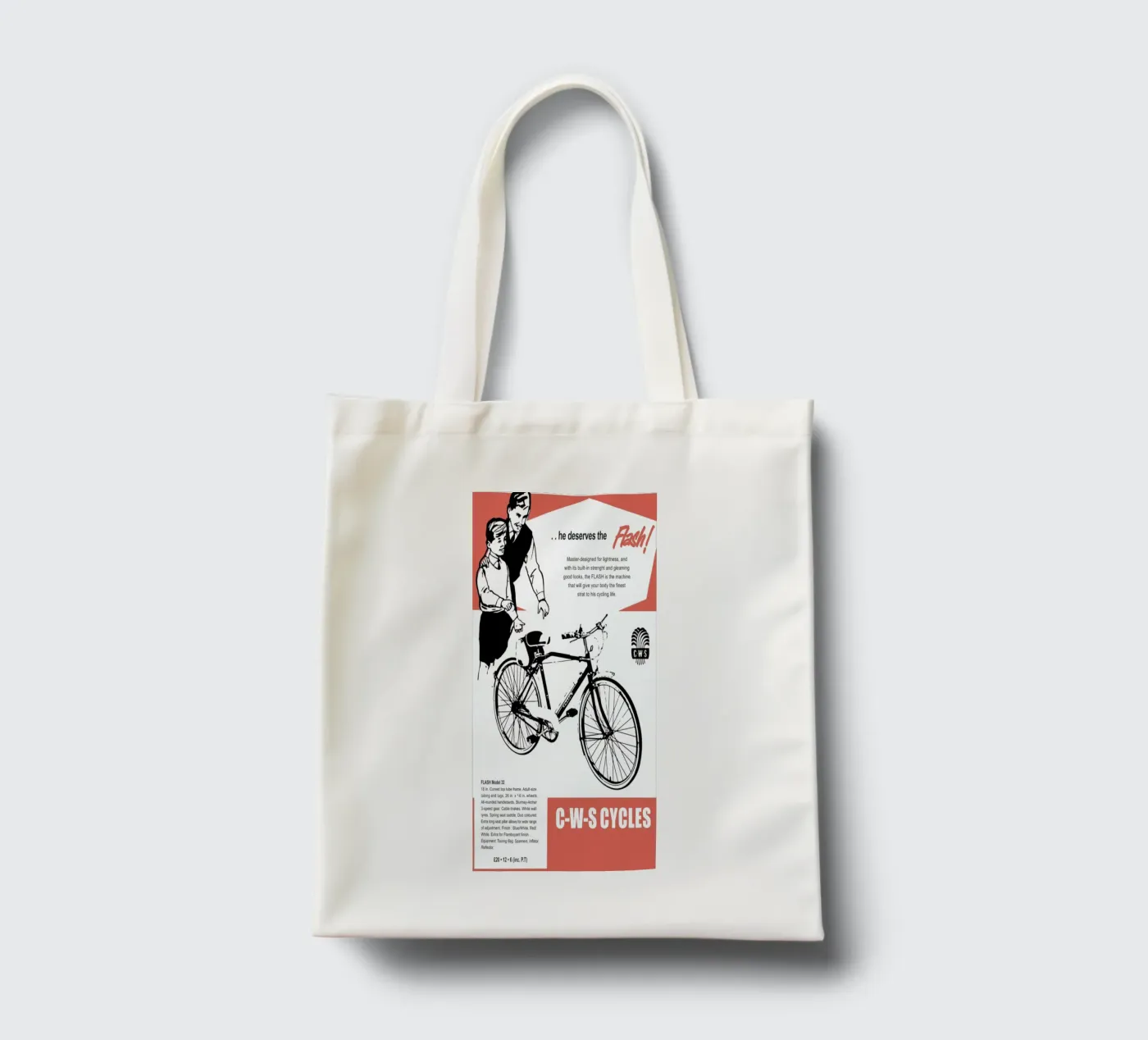 Flash tote bag by Hemingway Design