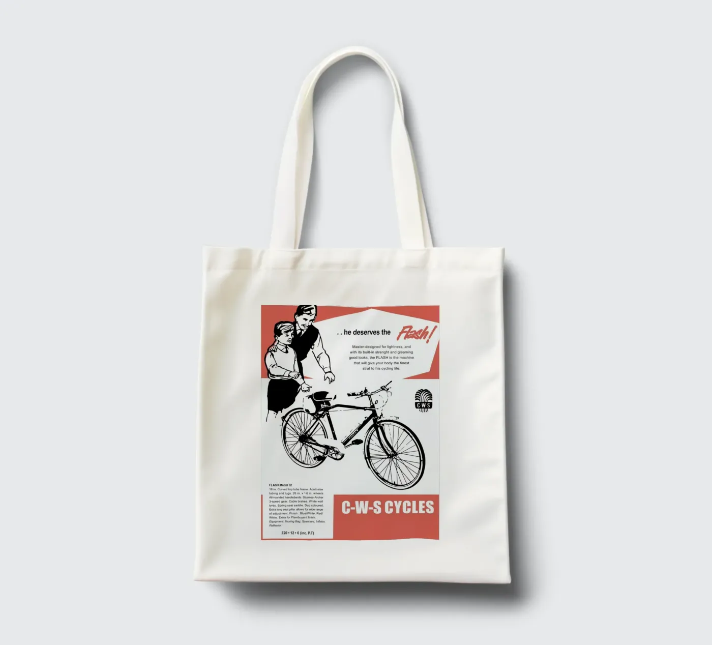 Flash tote bag by Hemingway Design