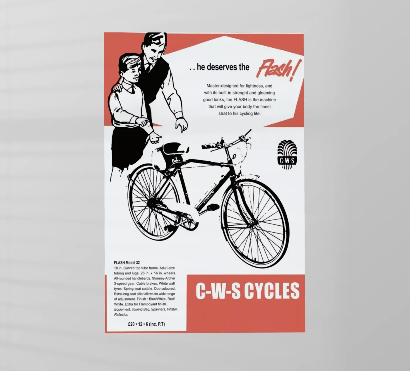 Flash backlit folie van Hemingway Design