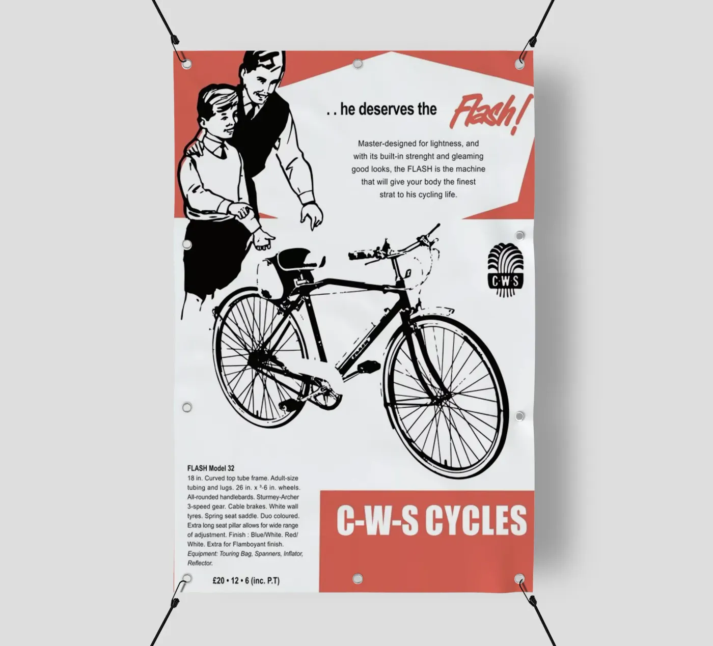 Flash PVC Plane von Hemingway Design