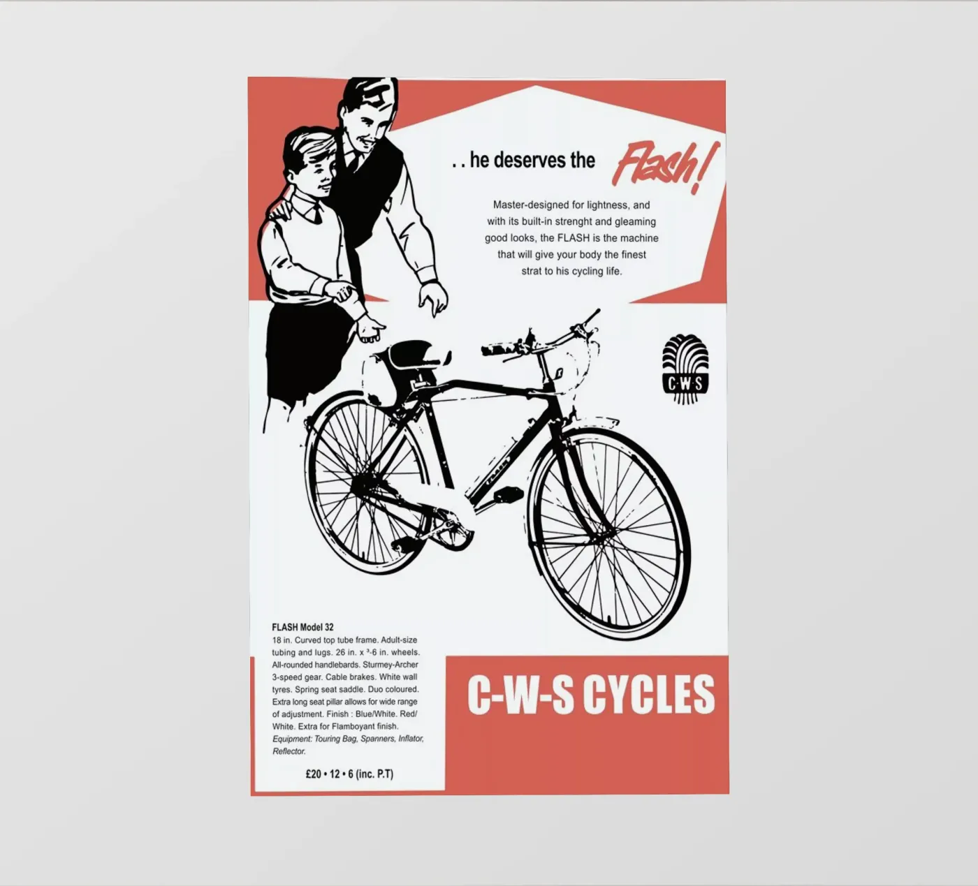 Flash PVC Plane von Hemingway Design