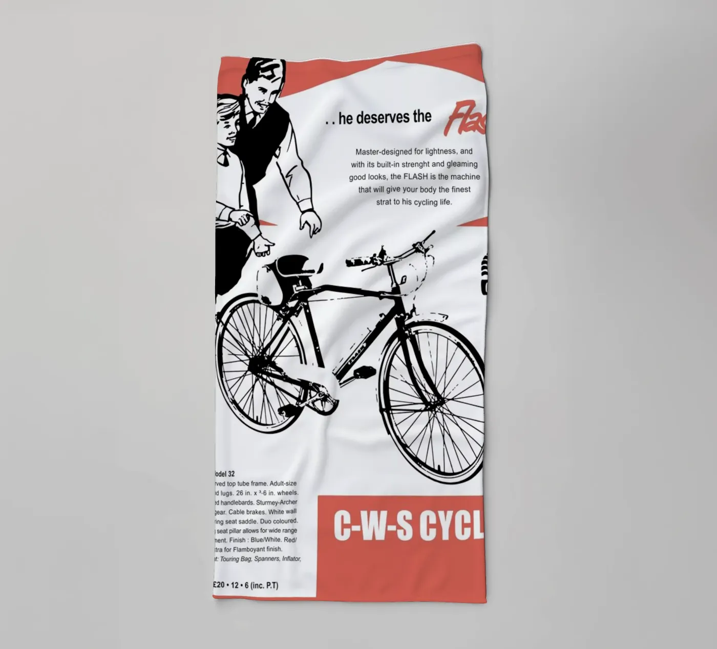 Flash towel by Hemingway Design