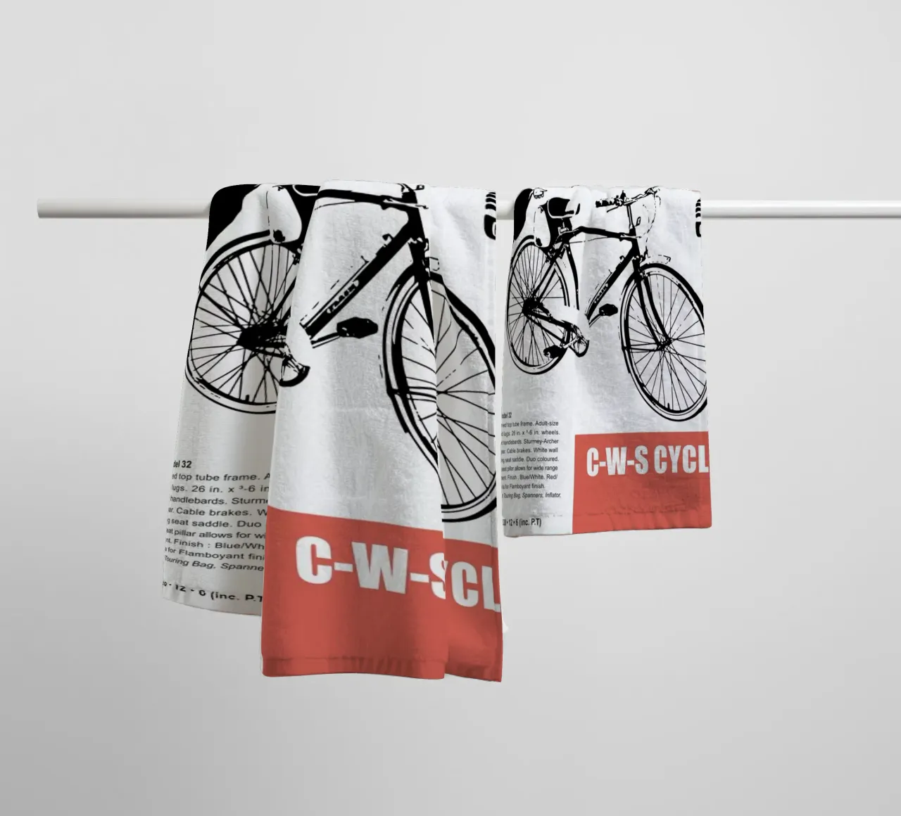 Flash badhanddoek van Hemingway Design