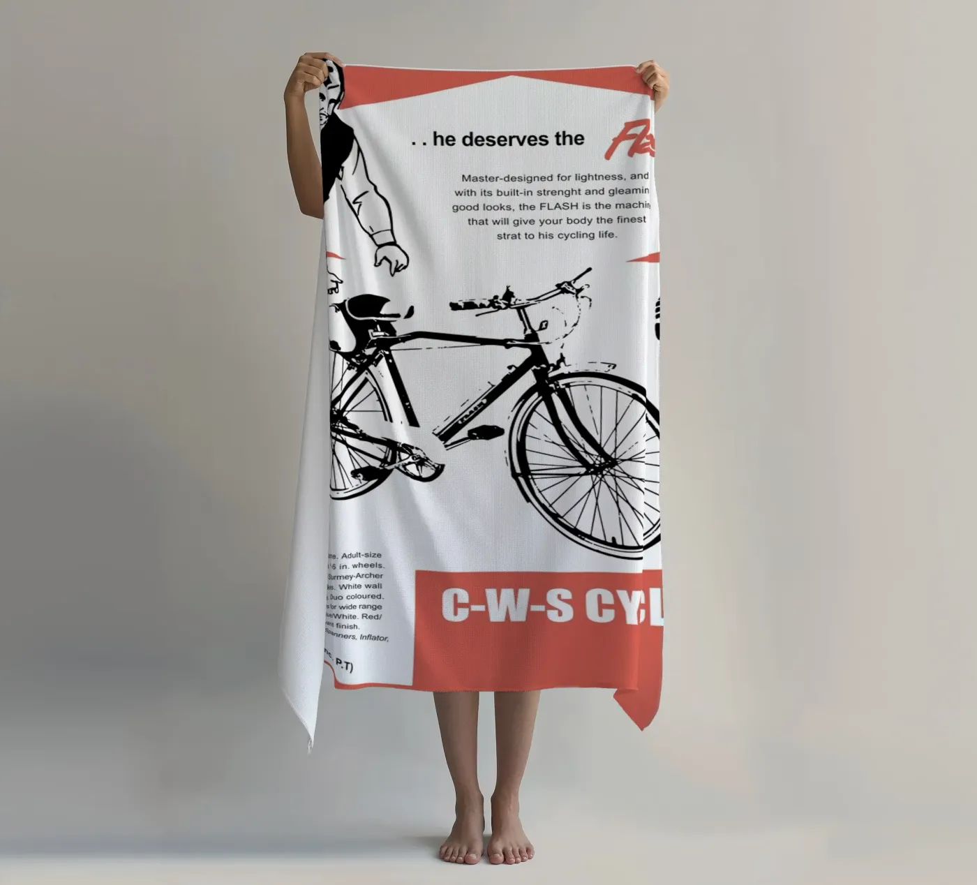 Flash strandhanddoek van Hemingway Design