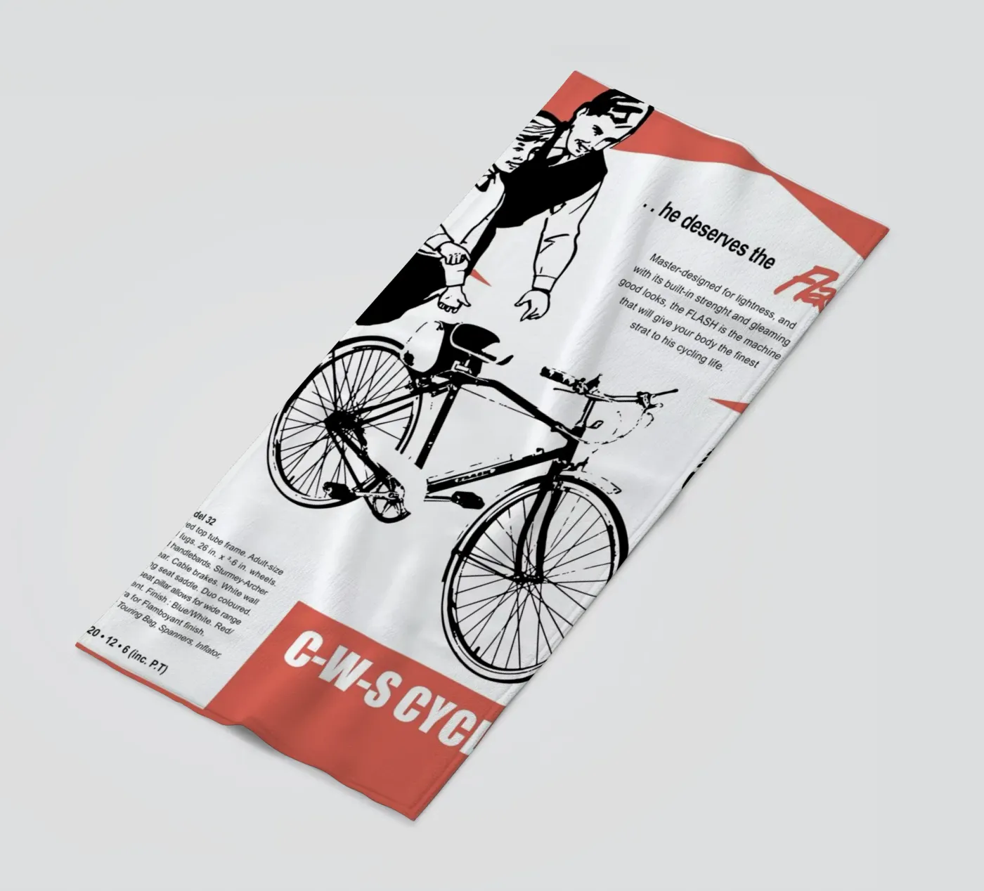 Flash strandhanddoek van Hemingway Design
