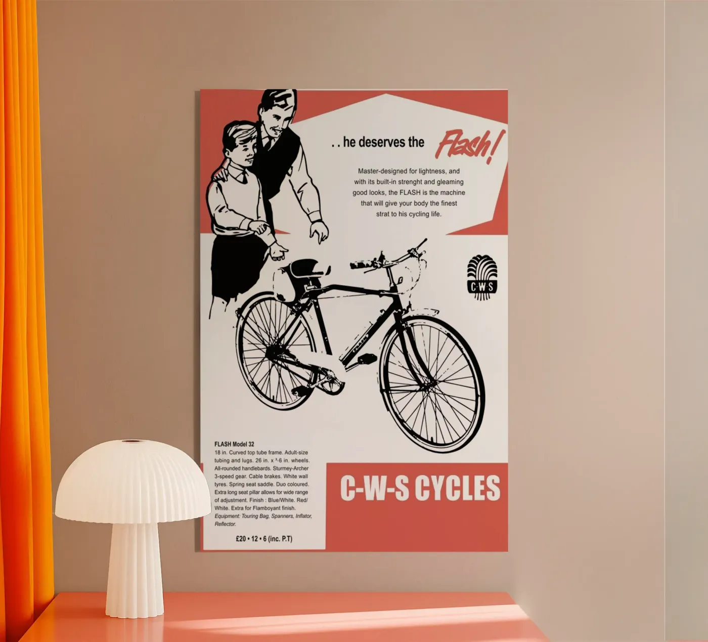 Flash acryl van Hemingway Design