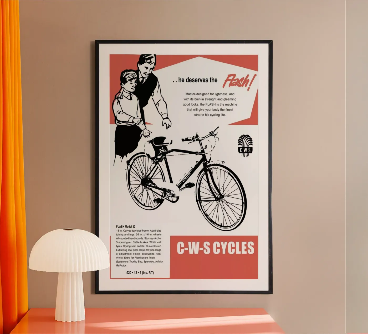 Flash poster van Hemingway Design
