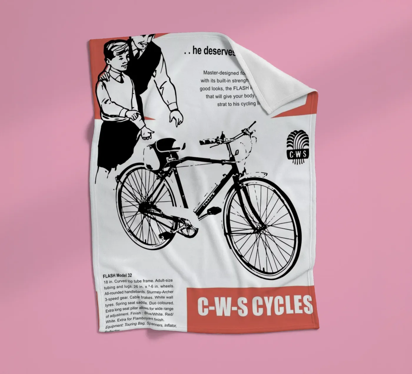 Flash Fleecedecke von Hemingway Design