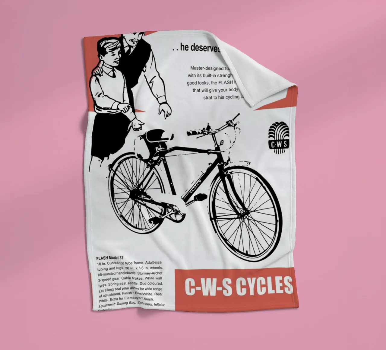 Flash Fleecedecke von Hemingway Design