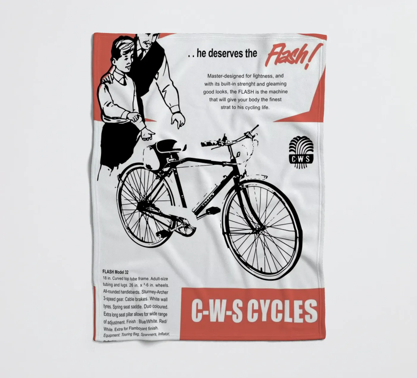 Flash coperta in pile da Hemingway Design