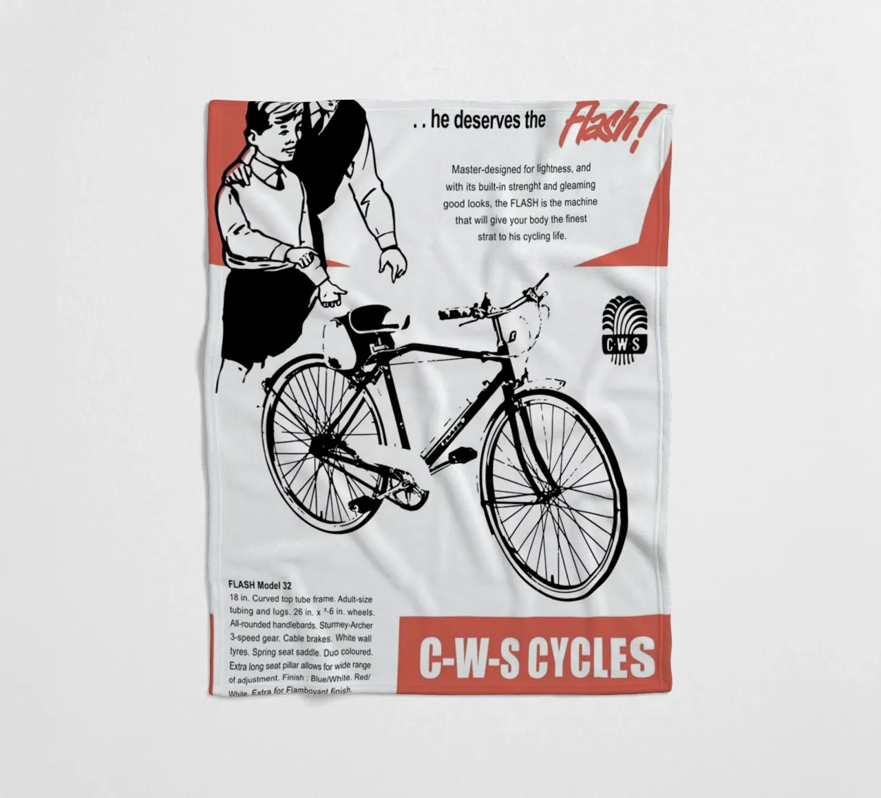 Flash Fleecedecke von Hemingway Design