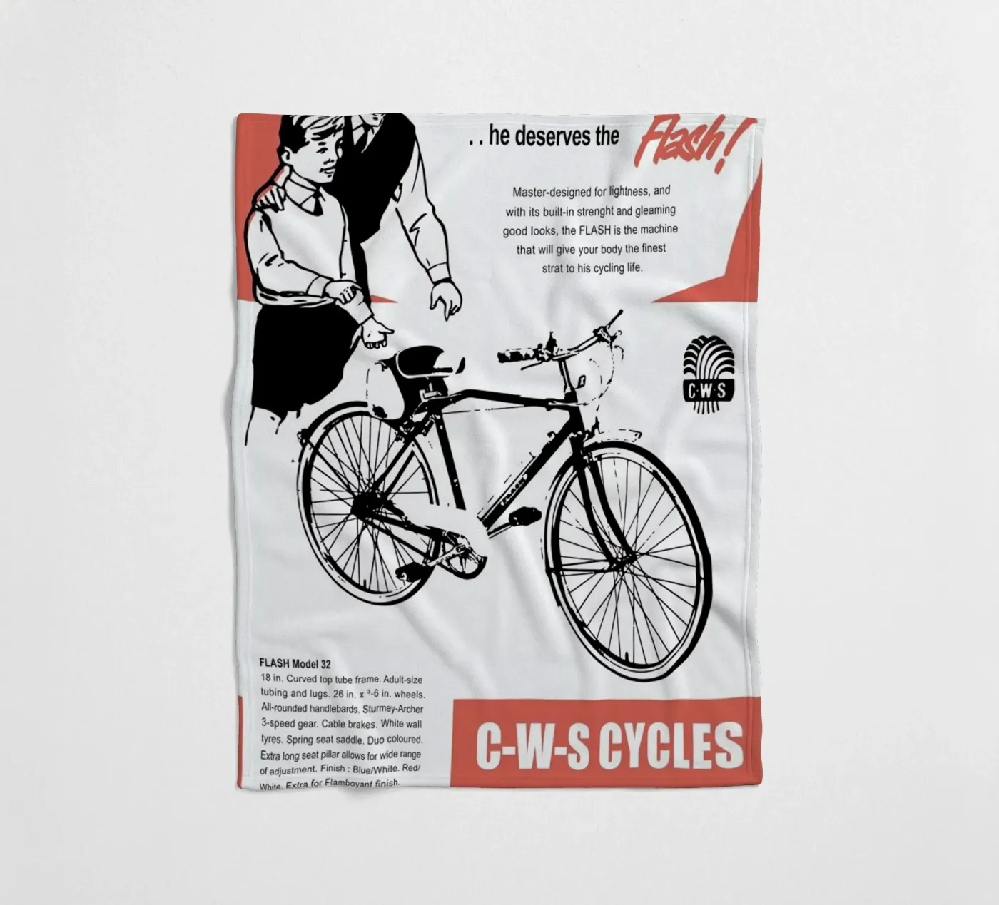 Flash Fleecedecke von Hemingway Design