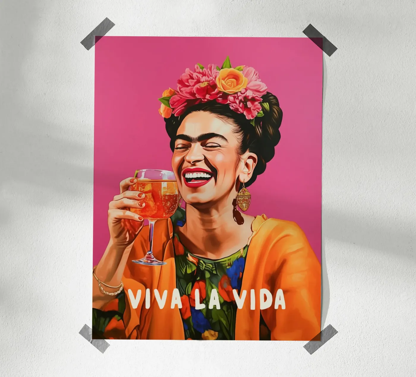 Fun with Frida poster by Carinaprint