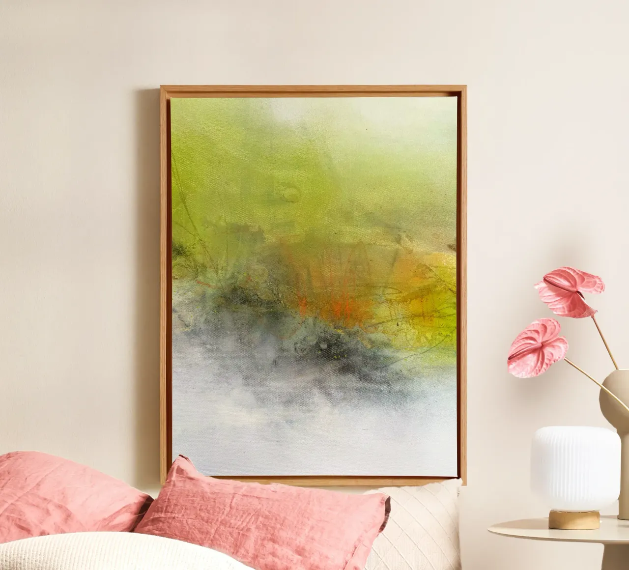 In the Heart of Nature No. 2 canvas with Floater frame by kirstenschankweiler