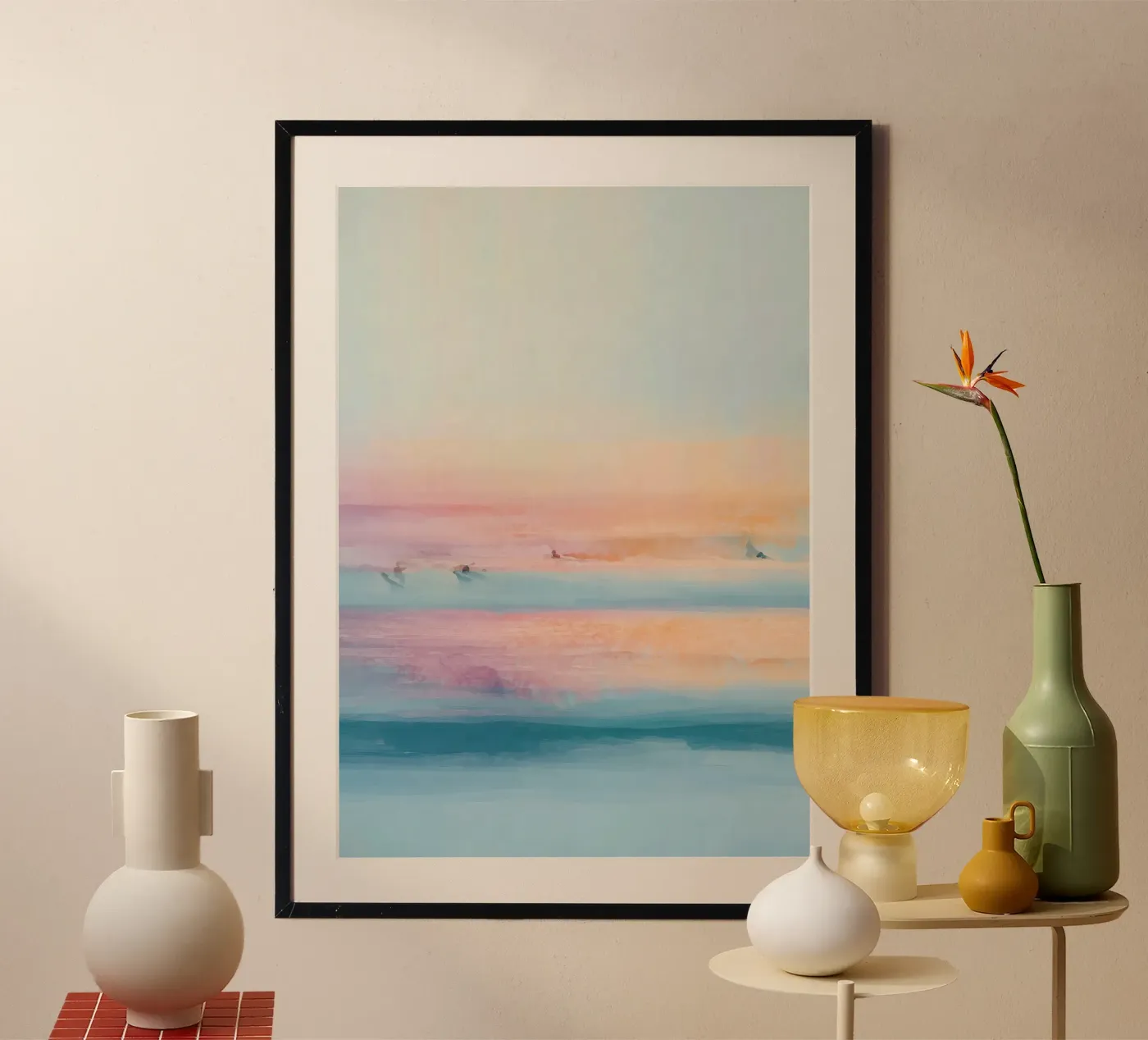 La marea azzurra poster da HUE FLOW