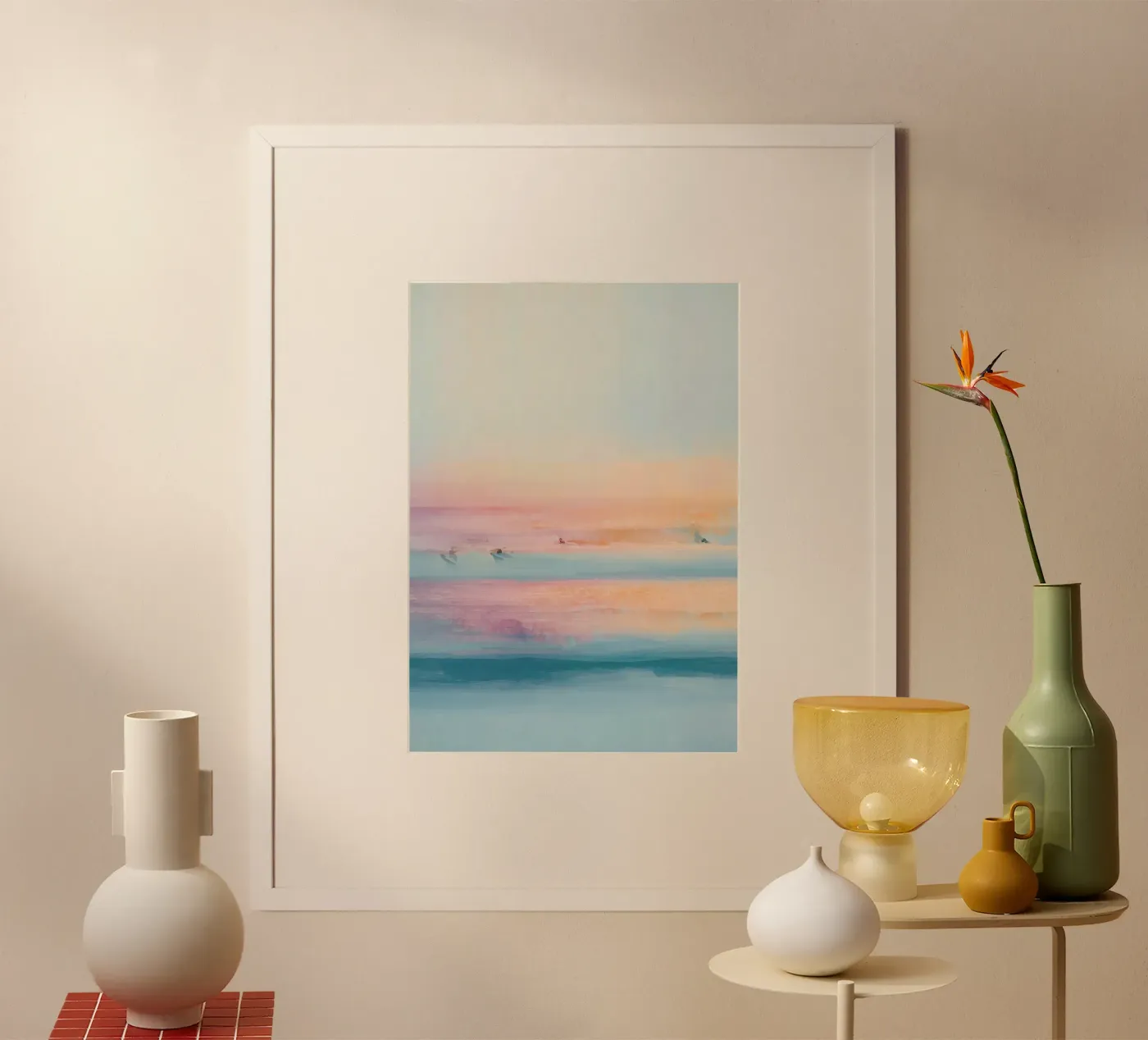 La marea azzurra poster da HUE FLOW