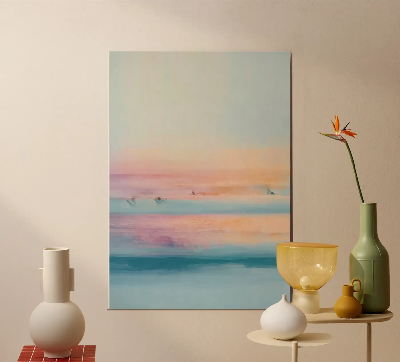 La marea azzurra poster da HUE FLOW
