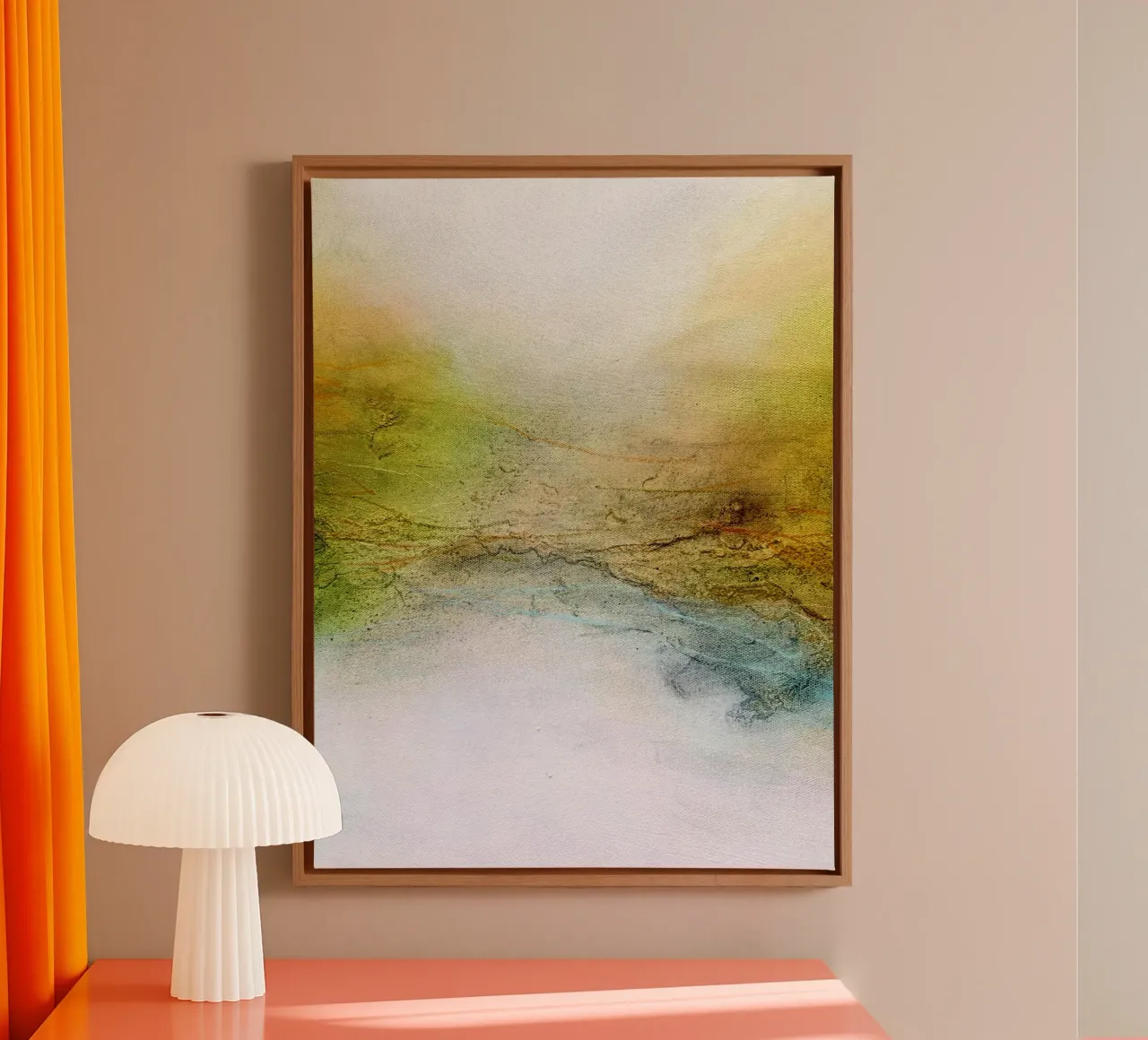 In the heart of Nature No. 4 canvas with Floater frame by kirstenschankweiler