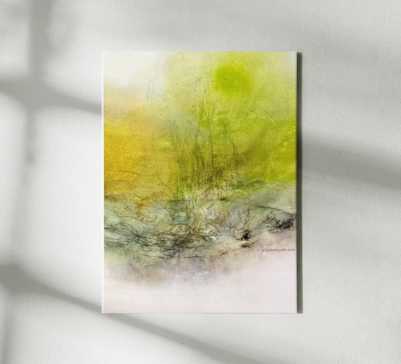 In the heart of nature No. 1 canvas with Floater frame by kirstenschankweiler