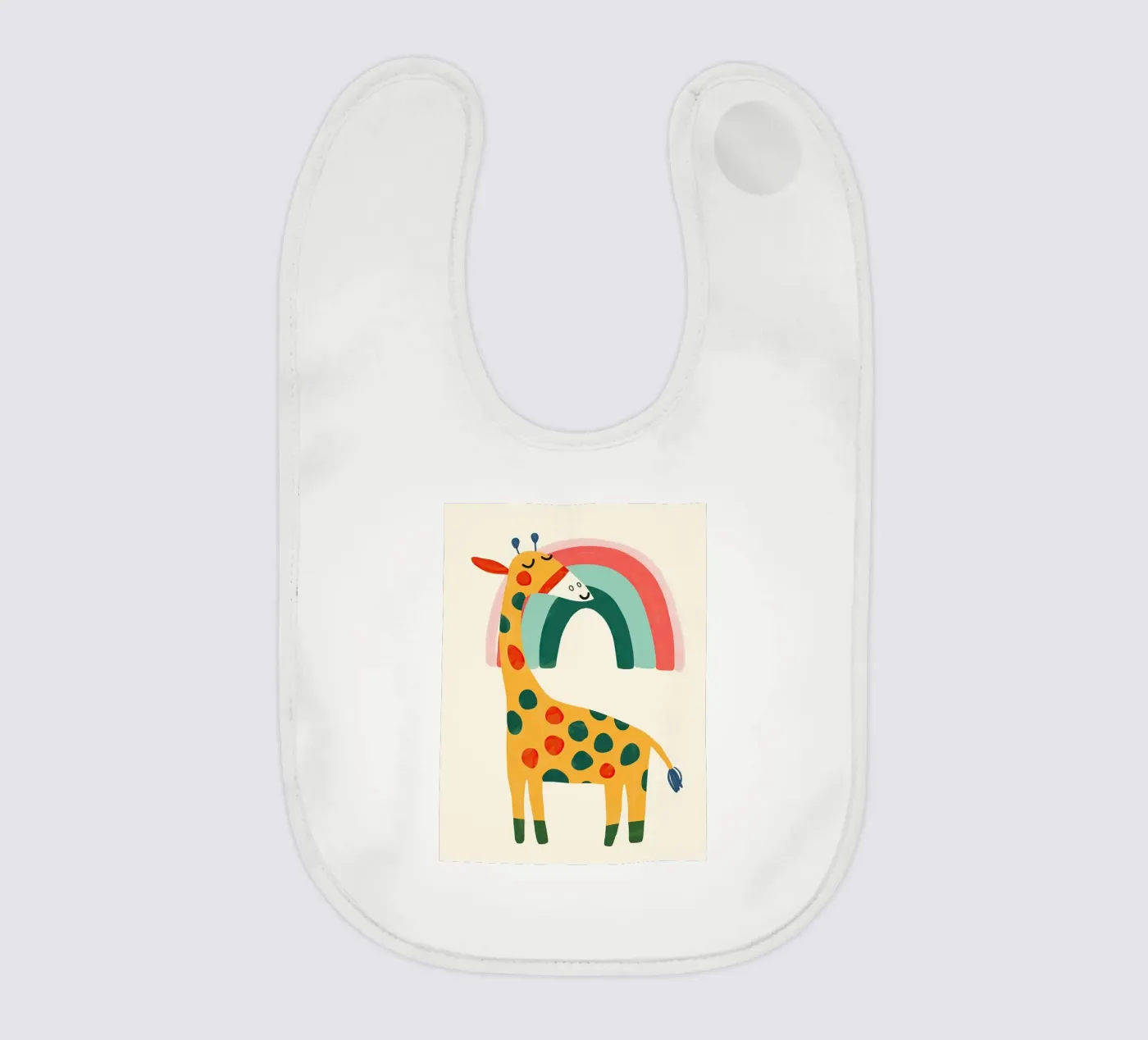 Rainbow Giraffe bavaglino da Lilo
