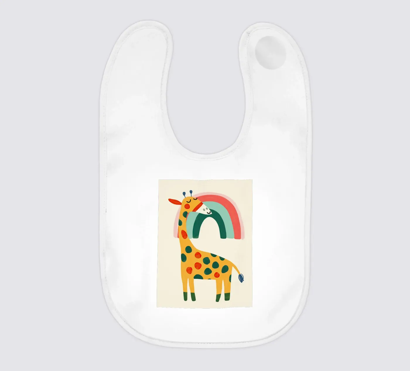 Rainbow Giraffe bavaglino da Lilo