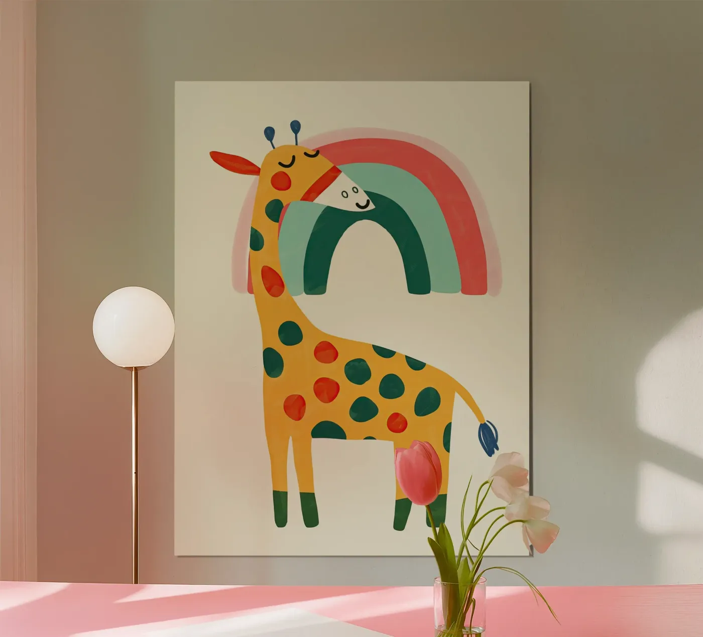 Rainbow Giraffe poster da Lilo