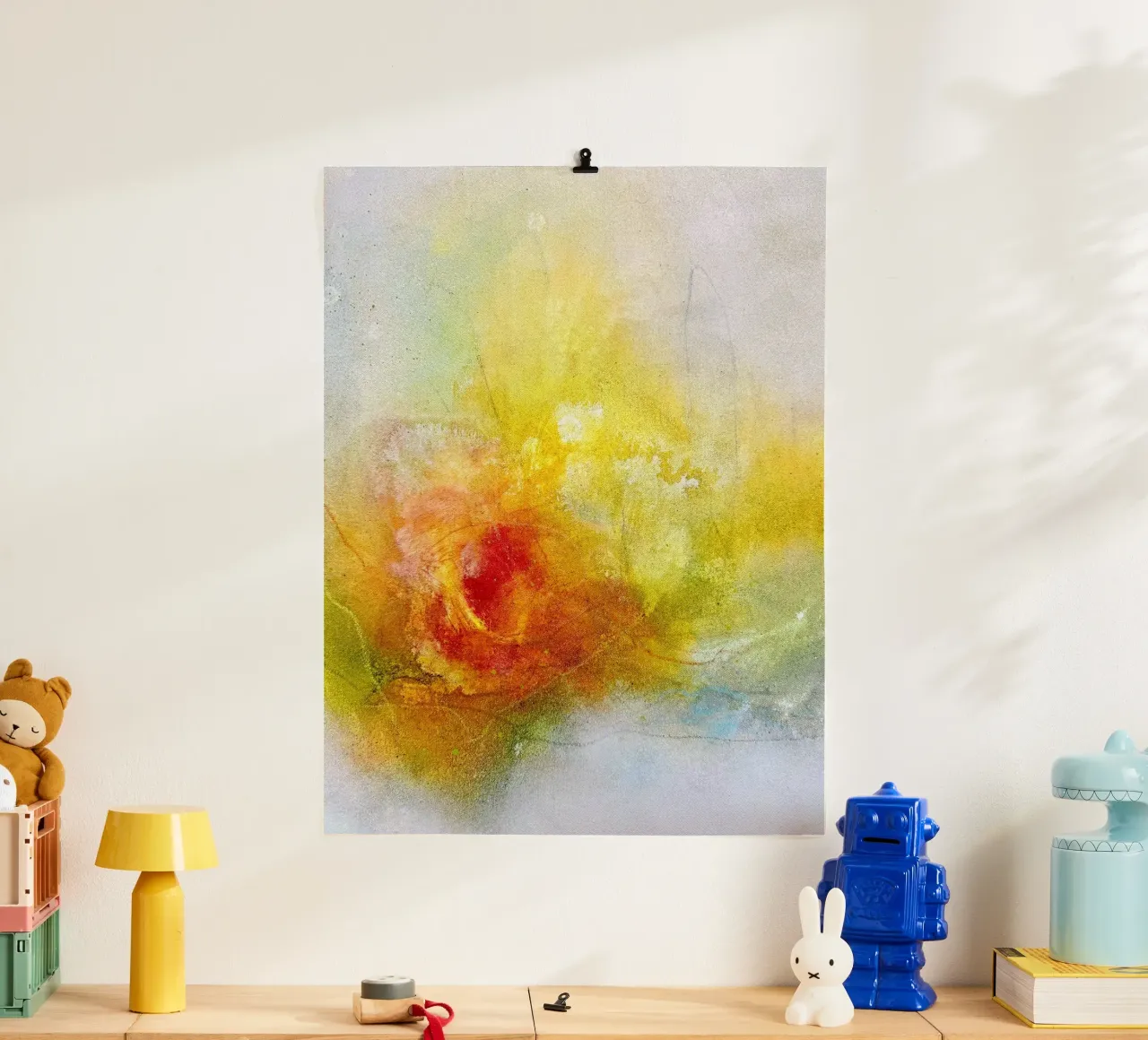 Sogni in fiore n. 1 poster con telaio in alluminio da kirstenschankweiler