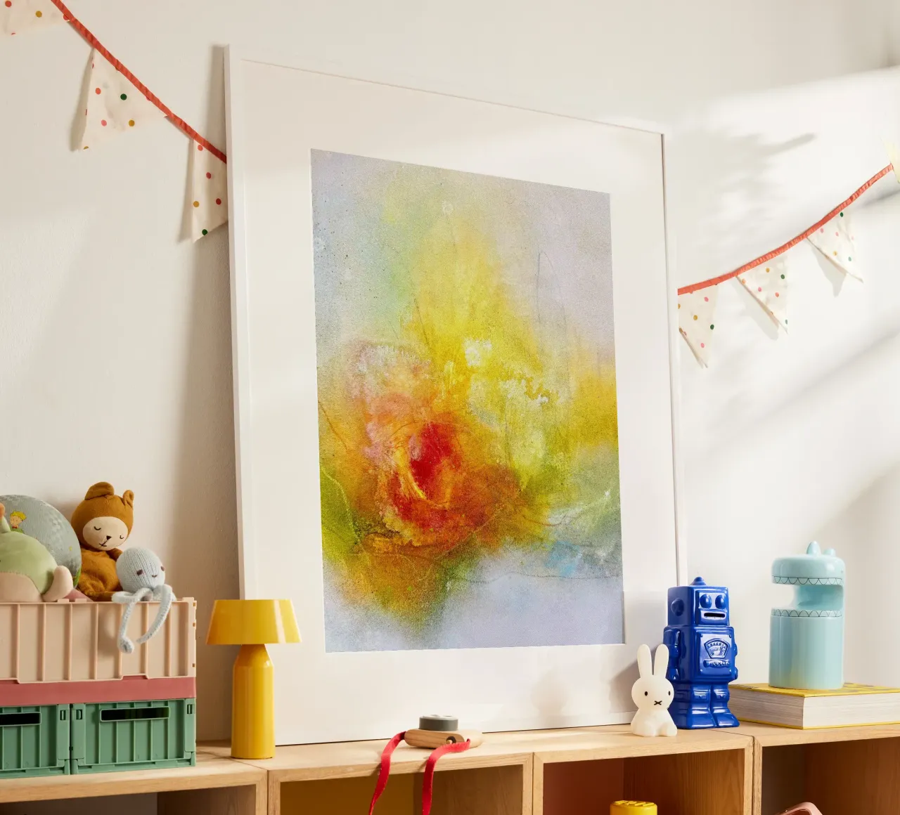 Sogni in fiore n. 1 poster con telaio in alluminio da kirstenschankweiler