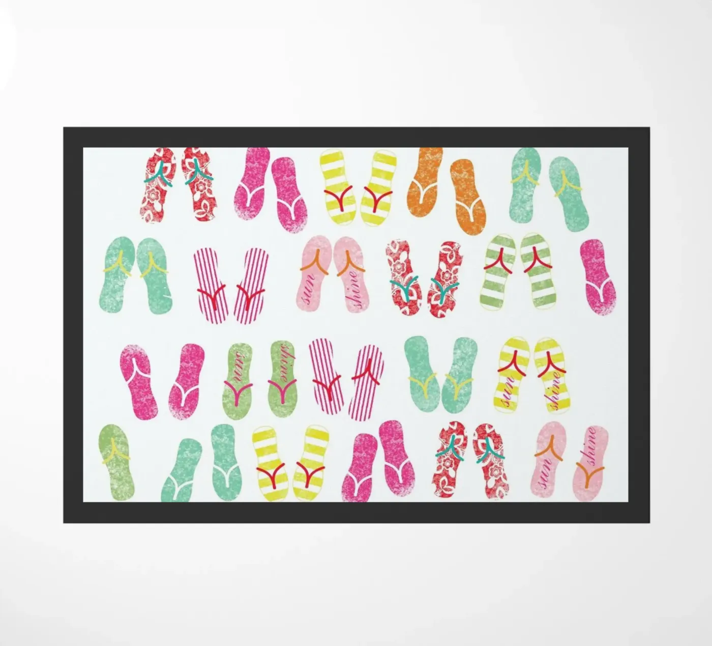 FlipFlops Fußmatte von Catherine Aguilar