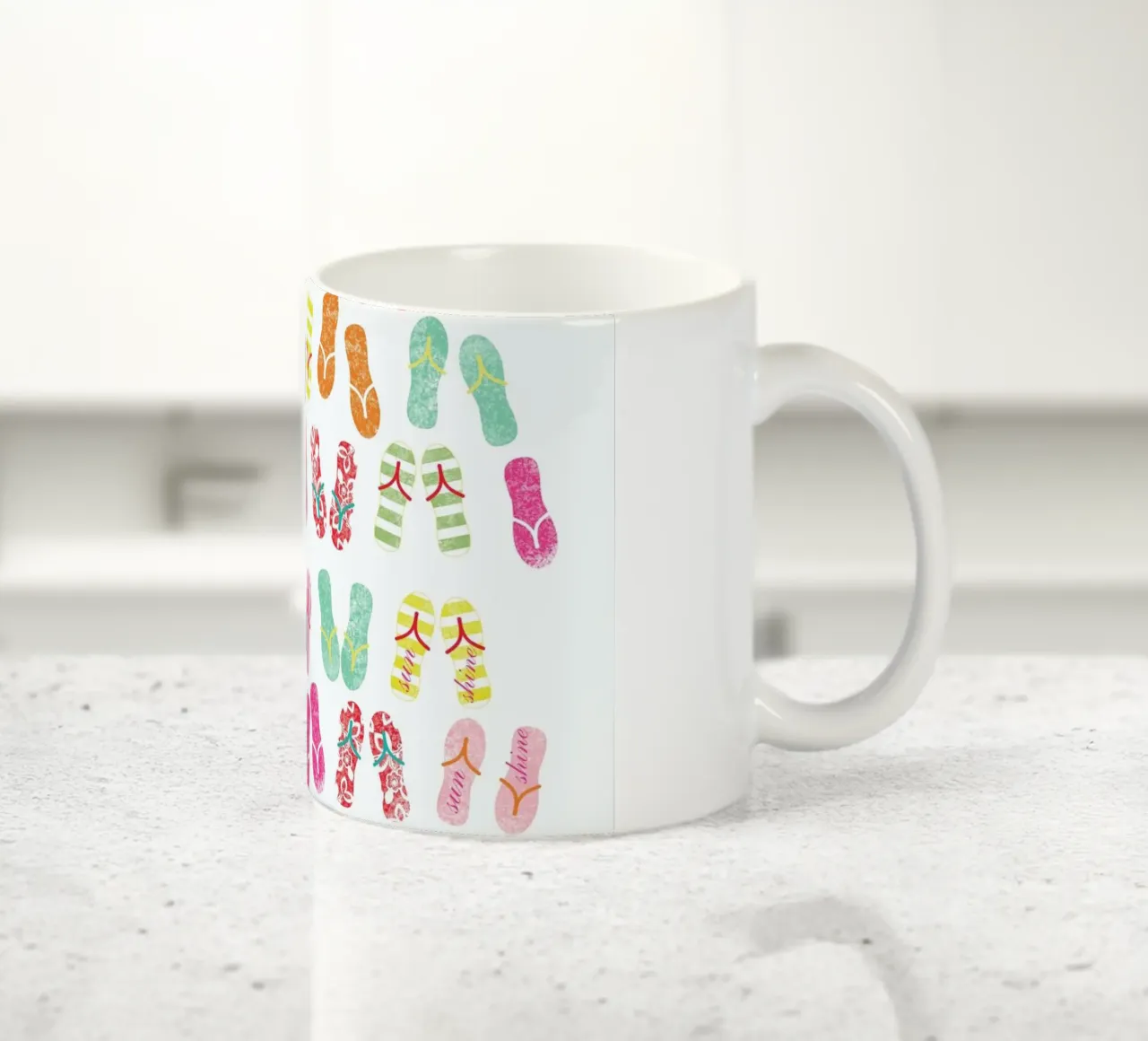 FlipFlops tazza in ceramica da Catherine Aguilar
