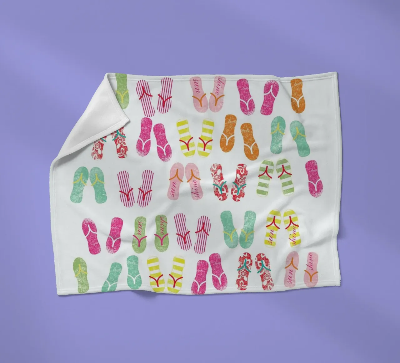 FlipFlops coperta in pile da Catherine Aguilar
