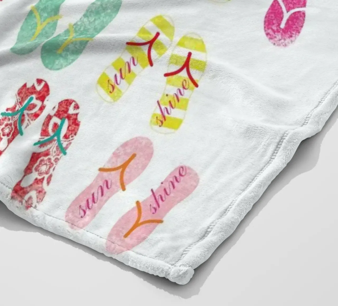 FlipFlops coperta in pile da Catherine Aguilar
