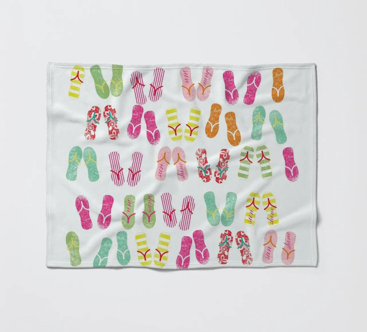FlipFlops coperta in pile da Catherine Aguilar