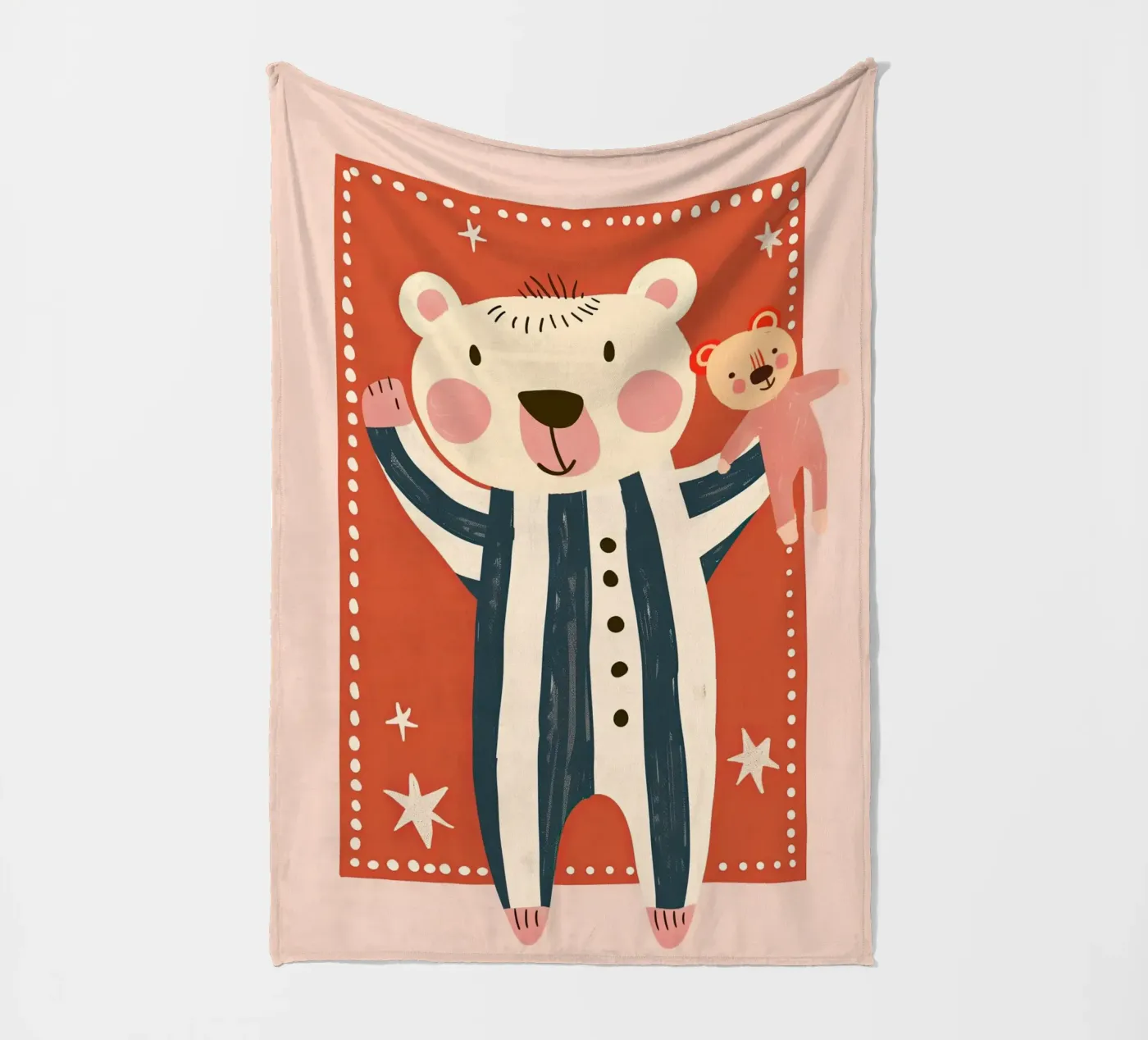 Bedtime Bear fleecedeken van Lilo